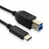 Foxconn 5 Gbps Superspeed USB Type-C Cables,Type-C 3.0 to Type B 3.0 Plug for