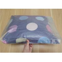China Clear PVC Packaging Bags With Button For Pillow And Four Piece Suit Package on sale