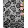 Paisley French Lace Black Lightweight Tulle Lace Fabric