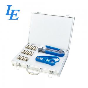 China RJ45/12/11 Network Cable Tool Set For Crimping / Cutting / Stripping CE Approved supplier