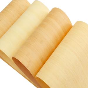 Bamboo Charcoal Engineered Wood Veneer Horizontal Natural For Skateboards