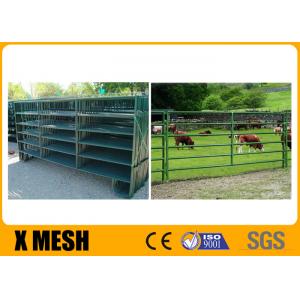 12 Inch Legs Horse And Cattle Panels Green Powder Coated Farm Field Tube