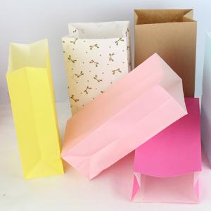 China Custom Print Craft Paper Brown Kraft Paper Bags For Takeaway supplier