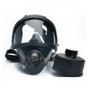 China Anti - Dust Full Face Respirator Masks , Protective Gas Mask Chemical Resistance supplier