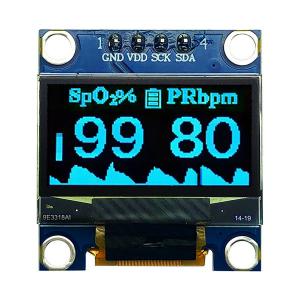 China 0.96 Inch OLED Module 12864 COG PCB 4 Pins SPI I2C For Medical Device supplier