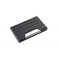China 65g Promotion PU Leather business cards holder Magnetic Card Case 64*97*17mm on sale