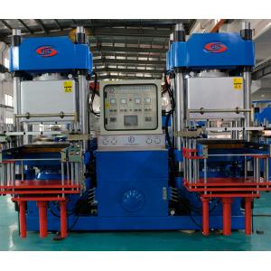 China Rubber Whorled Oil Cap Making Mould Machine 500 Ton Vacuum Compression Molding Machine For Car Industry supplier