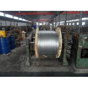 China 3 16 Inch EHS Galvanized Guy Wire With Low Relaxation , 25 Tons/20 Loading Capacity supplier