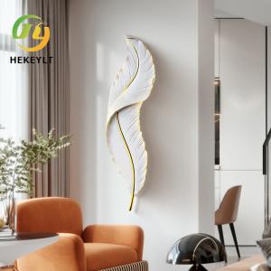 Creative Nordic Leaves Background Wall Light Modern Simple Bed Porch Corridor Sofa Wall Lamp