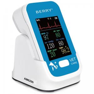 Veterinary Patient Life Signs Monitor Bluetooth 2.4'' TFT LCD Display For Pet Dog Cat