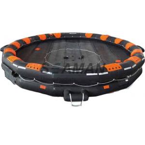 China 50 / 100  Person Open Reversible Inflatable Life Raft / Marine Life Raft supplier