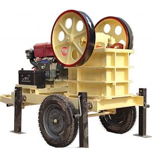 China Small Mini Mobile Diesel Engine Stone Crushing Machine Jaw Crusher supplier