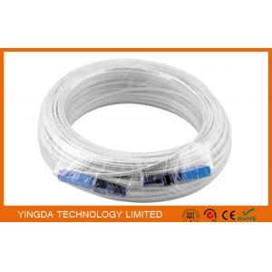 100 Meters Fiber Optic Patch Cord SC / SC SM SX Patch Cord FTTH Drop Cable