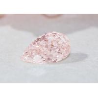 China Fancy Pink CVD Laboratory Diamonds 1.92ct IGI Certified Pear Shape on sale
