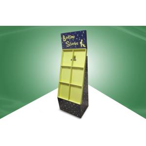 Stable Free Standing Display Unit , Cardboard Floor Display Racks Recyclable