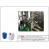 5L - 25L Plastic Drum Bottle Capping Machine With Full Automatic Single Head