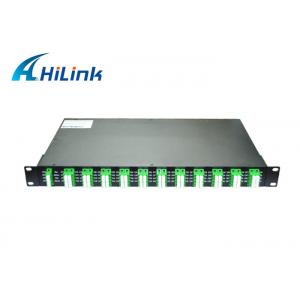 China Duplex fiber 40 channel dwdm athernal AWG Multiplexer AAWG LC APC Connector supplier