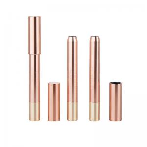 3.5g Rose Gold Empty Lip Balm Containers Liner Pencil Metal Lipstick Tube