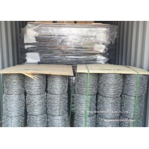 China Hot Dipped Galvanized Barbed Wire Mesh Roll / Barbed Wire Mesh Fence Design supplier