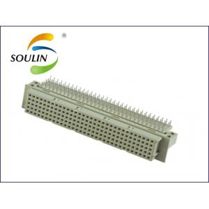 China 2.54mm Pitch Din 41612 Connector Five Row Right Angle PBT Plastic supplier