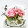 China 3-5 Years Lasting Preserved Rose Glass Dome Beautiful Home Decor Day Gift wholesale