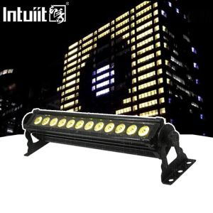 China 12X3W LEDs Lumière de scène Aluminium DMX LED Strobe Lumières de la salle de bain supplier