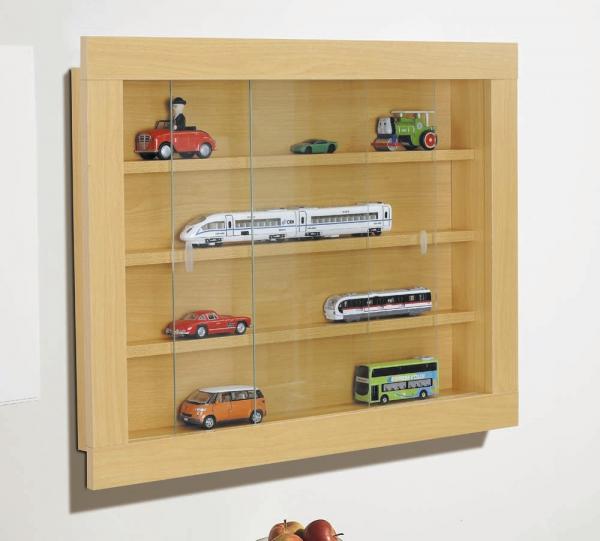 Wooden Wall Mounted Display Cabinet Wall Mount Art Display Cases
