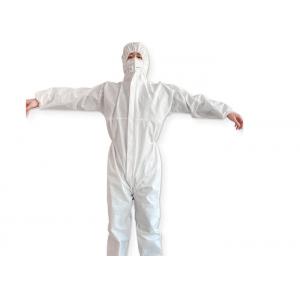 Non Woven Cpe Disposable Isolation Gowns / Disposable Body Suit White Color
