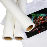 China Instant Dry Sublimation Transfer Paper for High Speed T-Shirt Printing 30-50 GSM on sale