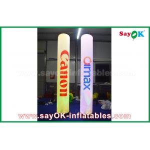 Advertising Inflatable Pillar Column Lighting Decoration With Logo Printing