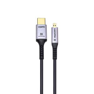 China le câble du micro HDMI de 3D 4.5FT 8K 60HZ pour double 4 4 de la picoseconde 3 le pro a protégé 48Gbps supplier