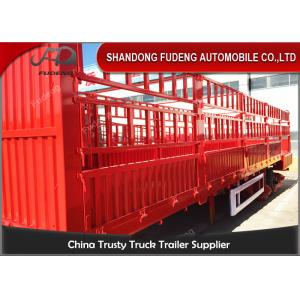 Removable Side Wall Semi Trailer 1800 Mm Fence To Transport Fruit Vegetable