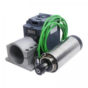 China Frequency 400Hz 2.2KW Round Air Cooled Spindle Motor Kit for CNC Router Wooden Machine supplier