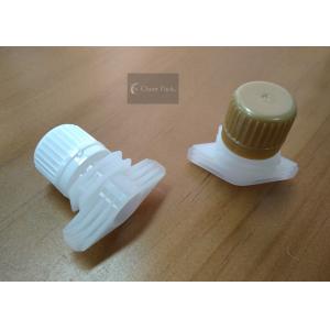 China Security Seal Screw Baby Food Pouch Tops Plastic Injection Moulding For Doypack supplier