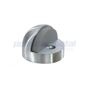 Commercial Door Hardware 45mm Dull Chrome Zinc Alloy High Profile Dome Door Stop