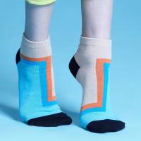 China Custom logo, design cotton women Blue Ankle socks on sale