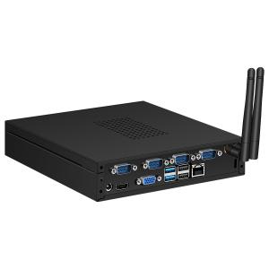 China Intel 9th Core I7 9700 Barebone Mini PC DDR4 Mini PC Win10 Pro Wifi BT4.2 Dual HDMI DP Monitors supplier