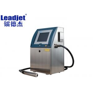 China Durable CIJ Inkjet Printer / Plastic Bottle Expiry Date Inkjet Printing Machine supplier