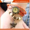 Starfish Pendant Watch Unisex Girls Watch Female Gift Wristwatch Leather