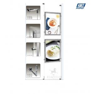 China Hanging Type Crystal LED Light Box Clear Acrylic Frame Indoor Poster Displaying wholesale