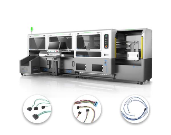 Máquina que prensa automatizada 3phase del arnés de cable terminal práctica