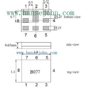 Low Loss Mobile Telephone 1980mhz Saw Duplexer