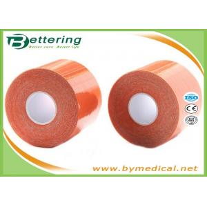 China Kinesiology Tape Kinesio Tape 5cm x 5m Waterproof Pure Cotton,Sports Safety Muscle Tape Orange Colour supplier