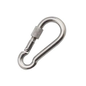 China Customizable Stainless Steel Quick Link Spring Snap Hook With Screw Lock for Industrial wholesale