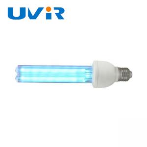 E27 Base Integrated Sanitizer Uvc Disinfection Lamp Compact  15W 25W