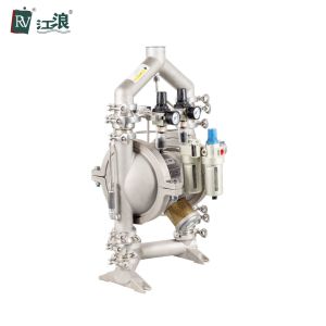 China 1.5 Inch Transfer Powder Diaphragm Pump Air Driven Low Bulk Density on sale