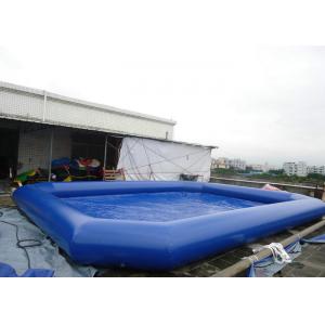 China Mobile portable large inflatable swimming pools with Customized color , Soft PVC Material supplier
