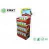 China Custom Recyclable Cardboard Display Shelves Full Color Offset Printing For Retail Promotion wholesale