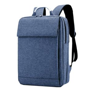 China Unisex Oxford Cloth Backpack with Flap Front Pocket Multi-Compartment Laptop Backpacks and Aluminum Handle wholesale