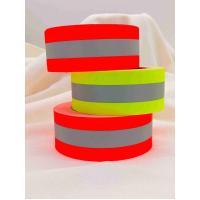 China Fireproof Flame Retardant Reflective Tape material Reflective Warning Tape For Fireman Uniforms on sale